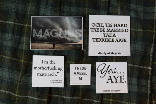 Kaitlyn and the Highlander Sticker Pack